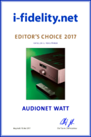 Audionet WATT - Editor's Choice